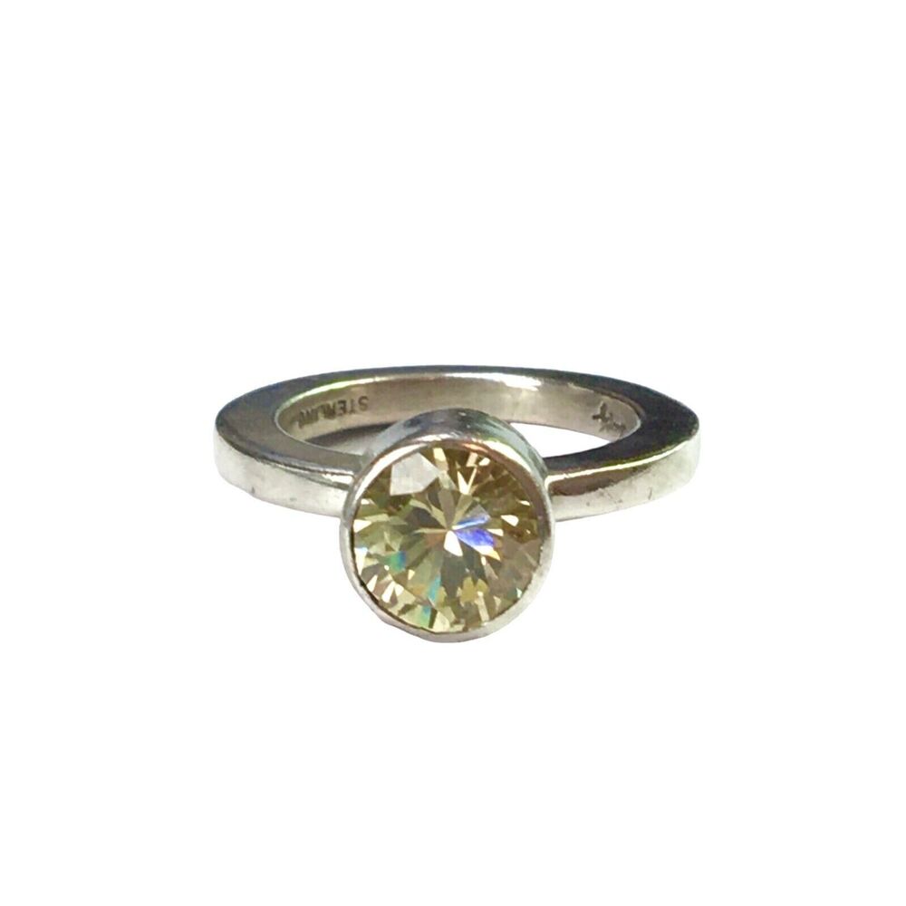 Harlene Korey Kalibre Ring Size 5 Citrine Sterling Silver 925 Scottsdale AZ